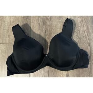 Catherines Black‎ Lightly Lined Bra Size 44B